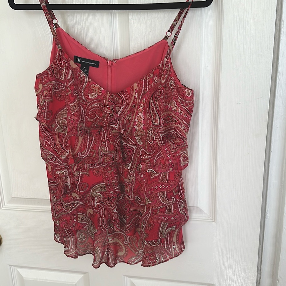 INC International Cincept Silk tank top  Sz8